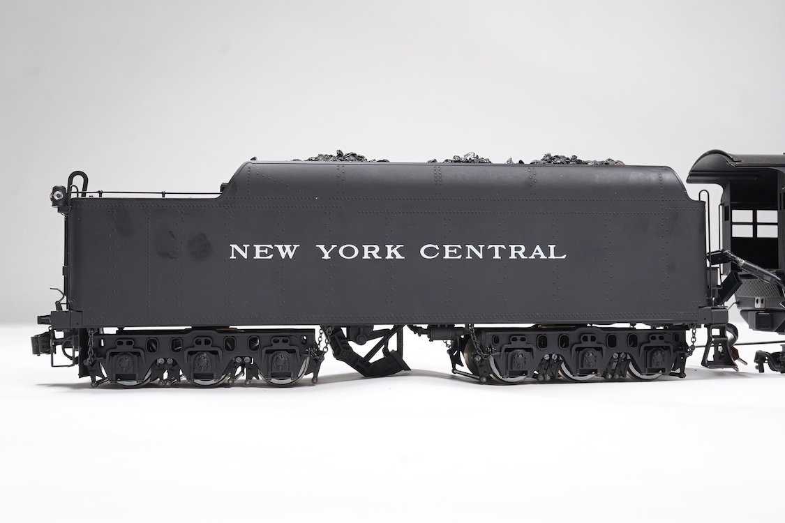 A Gauge One Aster Hobbies New York Central Hudson, 4-6-4 tender locomotive, 5344, the electric version of this model.